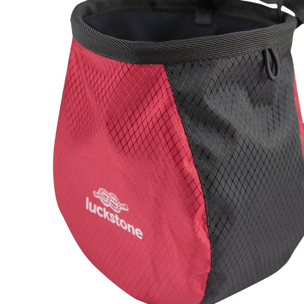 Rock Climbing Chalk Bag Outdoor Bouldering Magnesia Pouch Drawstring Closure Bag Nonslip Chalk Bag Bouldering Chalk Bag