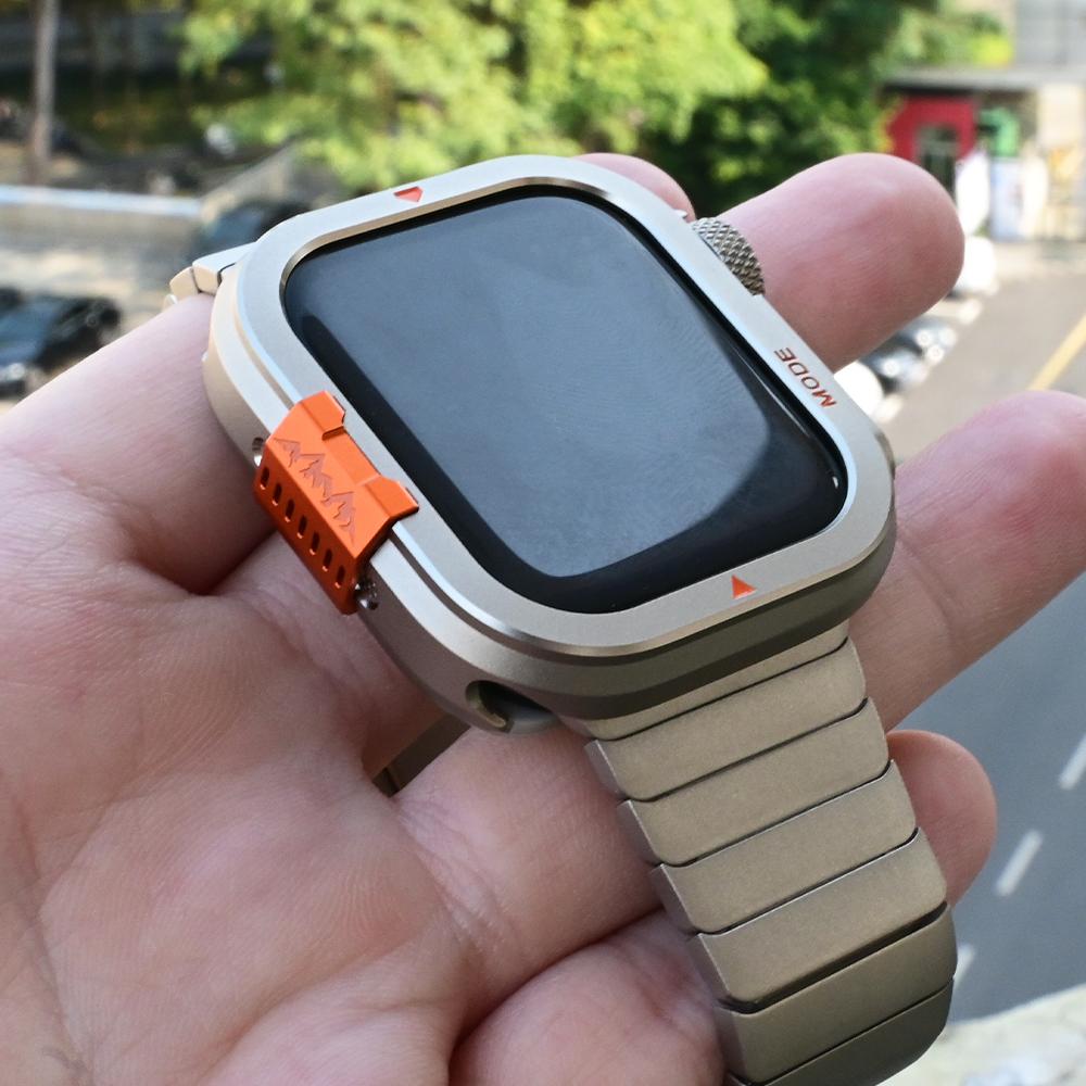 Metal Case for Apple Watch Ultra 2 49mm Protector Case Aluminum Alloy Cover Bumper Frame for IWatch Series 10 46mm Accessories