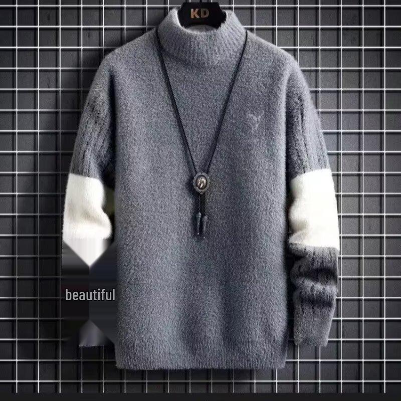 Men s Trendy Slim Fit Crew Neck Sweater - Autumn/Winter 2024 Collection 2XL