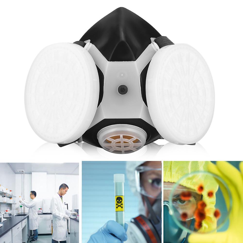 Breathable Dust Proof Face Mouth Guard Dual Filters Box Particulate Filtration for Labor Cutting