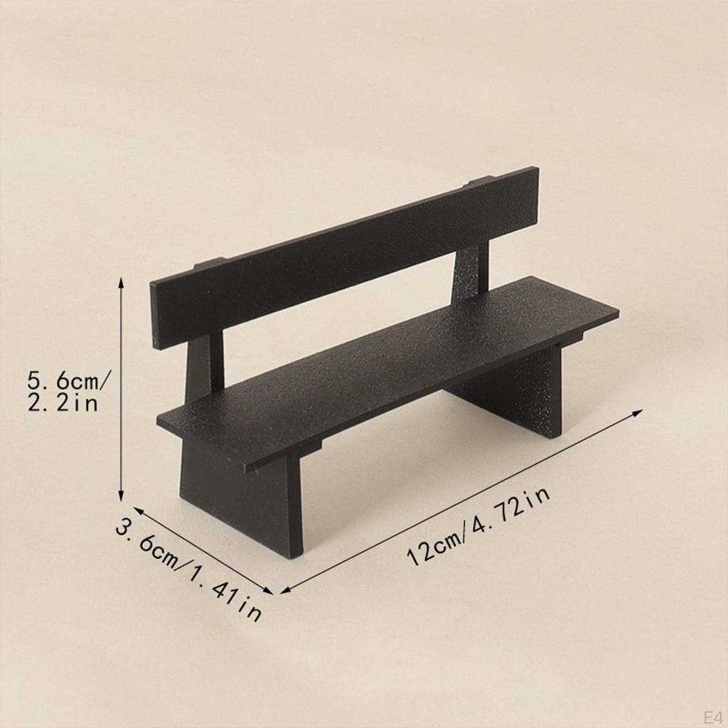 Miniature Dollhouse Table Chair Doll House Decor Scene Pretend Toy Furniture Versatile for