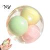 Squishy Stress Ball Layered Crunchy Squeeze Ball, Rainbow Relief Fidget Toy for Desk, Soft Rubber Calming Sensory Tools Adults Kids, Portable