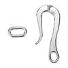 4in Quick Release Hook for Lifeboats 316 Stainless Steel Polished Antirust Boat Hardware Accessories