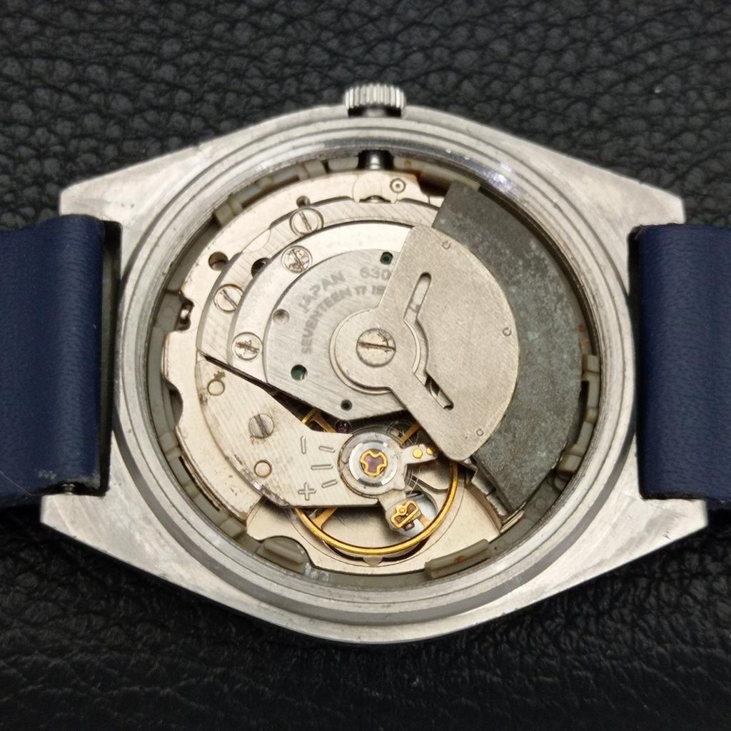 VINTAGE SEIKO 5 AUTOMATIC 6309A JAPAN MENS BLUE COLOR DIAL WATCH a500807-5 R154-a500807