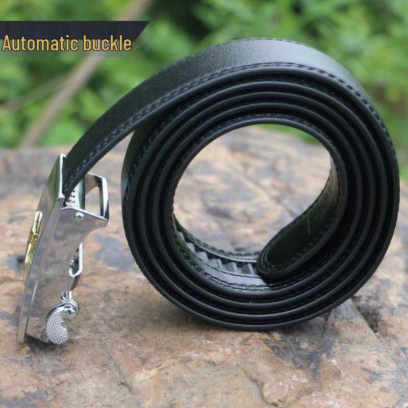 Men s Automatic Buckle Leather Belt