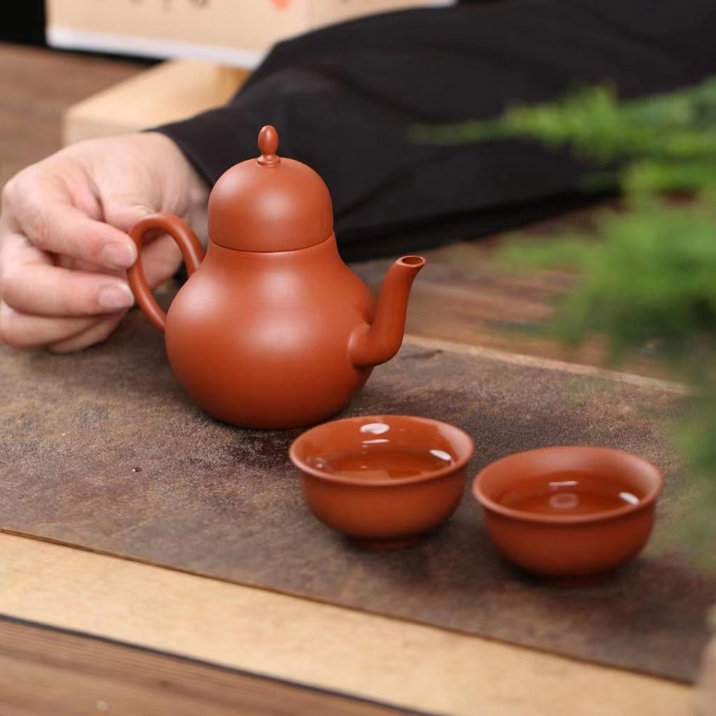 Yixing Teapot Tea Pot Filter Xishi Pot Beauties Handmade Purple Clay Teaware Drinkware Set Drink Puer Tea Ceremony