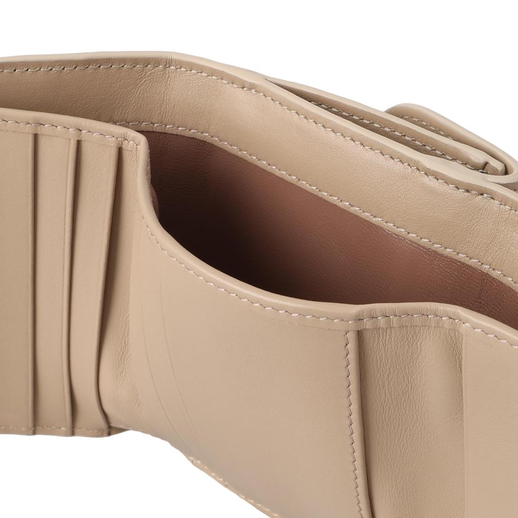 Chloe SENSE Argil CHC23AP874I10 Women's Tri-fold Wallet, Brown, [Used]