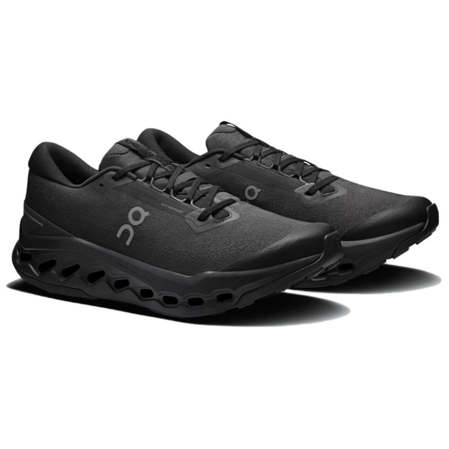 ON Cloudsurfer Trail 2 Waterproof Triple Black Men Sneakers 3MF30241043