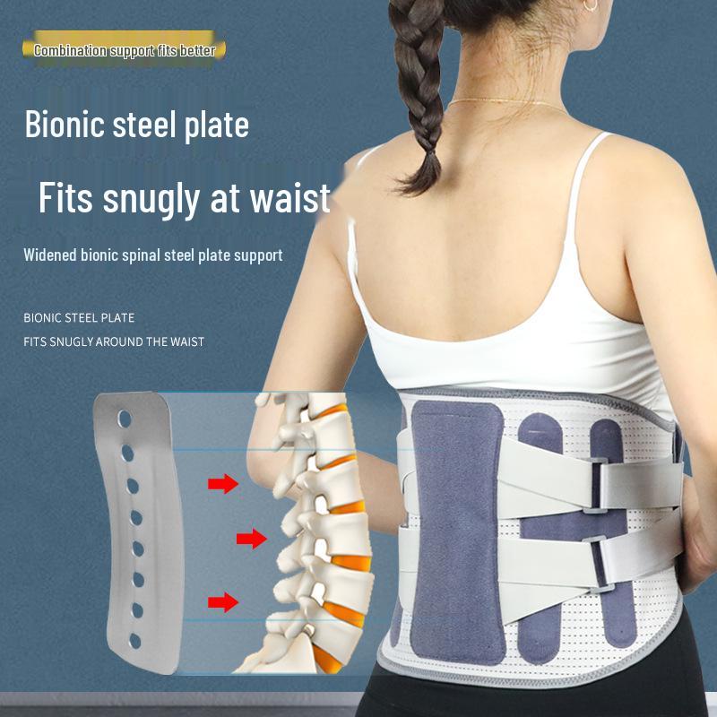 Kang Shengyuan Lumbar Support Steel Plate Belt 3XL серый/синий