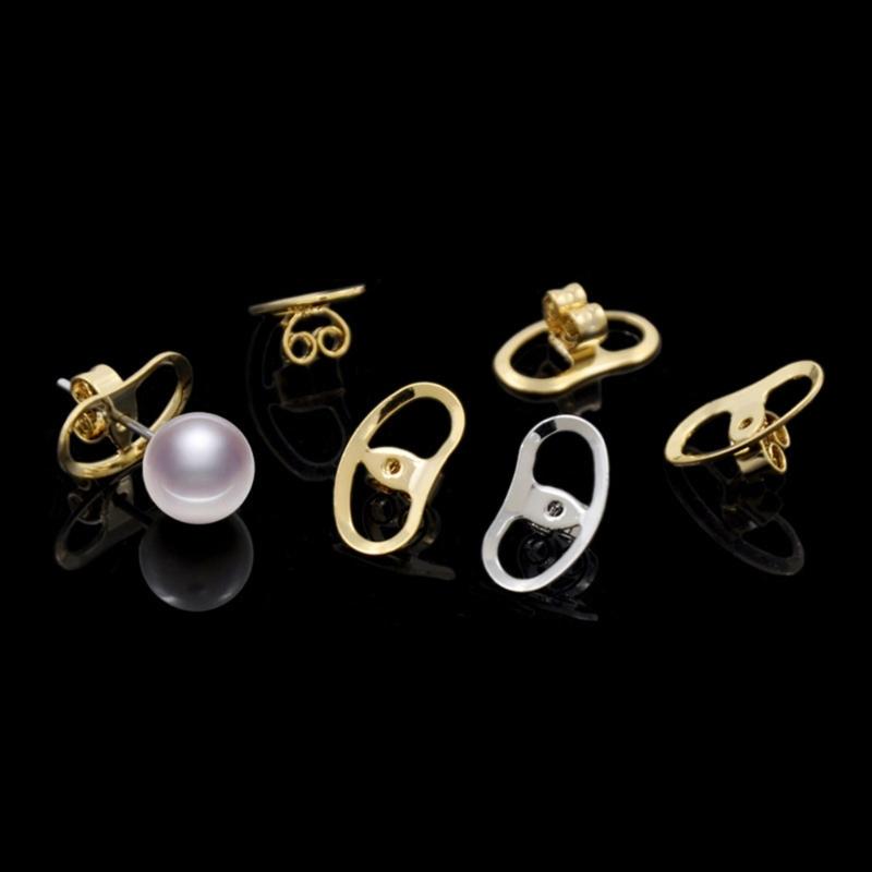 Pack of 10 Earring Backs Ear Jewelry Replacement Earring Plugs Earrings Part Metal Texture Suitable for Daily Party Use