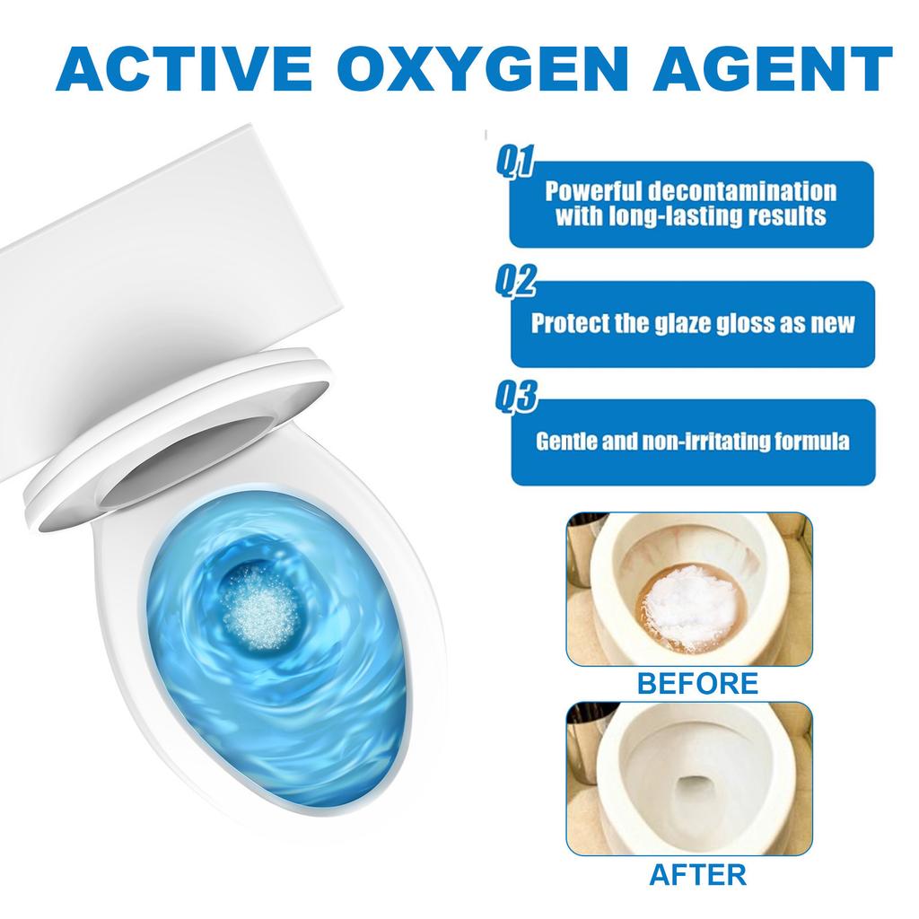 Toilet Cleaner For Daily Cleaning Of Toilet Inner Wall Stubborn Stains And Scale To Remove Odor Foam Cleaning Powder100g