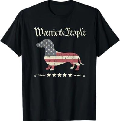 Weenie the People Dachshund 4th of July T-Shirt