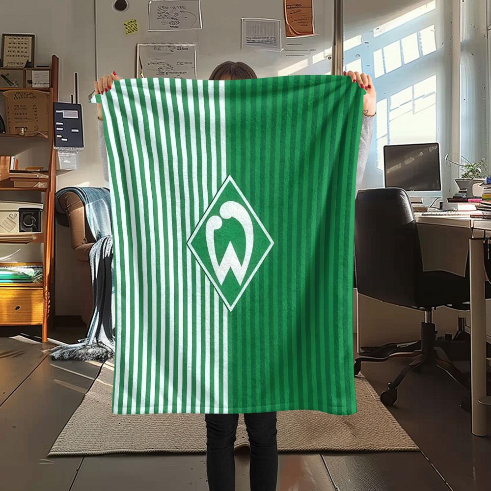SV Werder Bremen Flanelldecke, Hohe Qualität, Bequem für alle Jahreszeiten, Heimdekoration, Wärme und Komfort