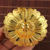 Incense Burner-Brass Lotus Stick Incense Holder,Detachable Incense Ash Catcher