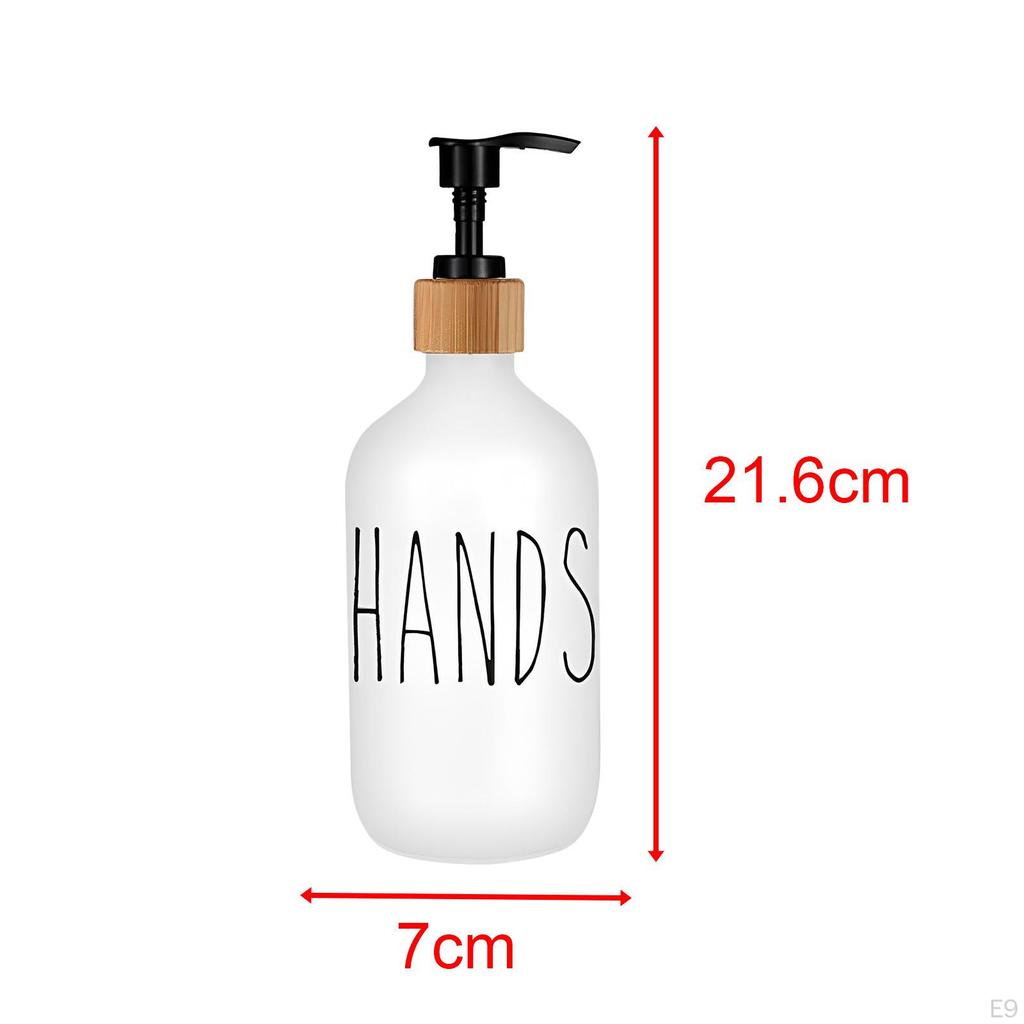 Liquid Bottle Soap Dispenser Manual Refillable Shampoo Lotion for