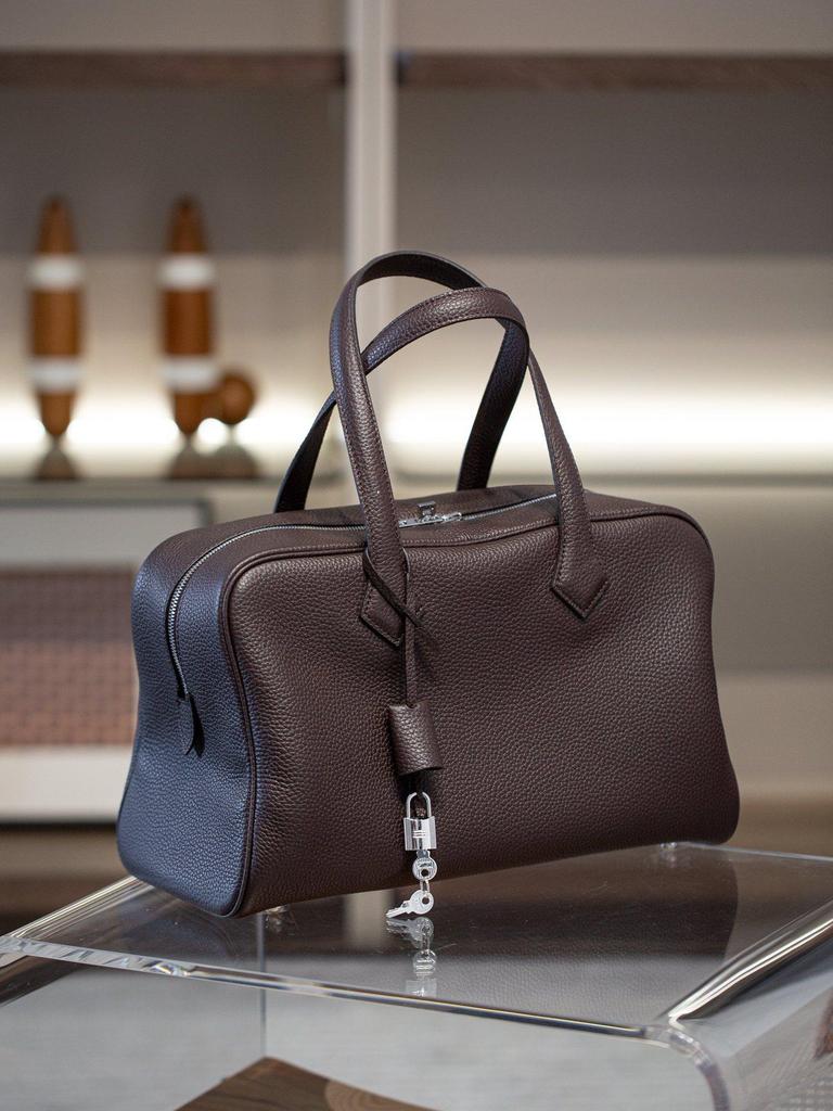 35 Retro Mode Praktische Haupttasche Tasche mit oberem Griff Große Kapazität Handtasche Tote Bag Damen Tasche