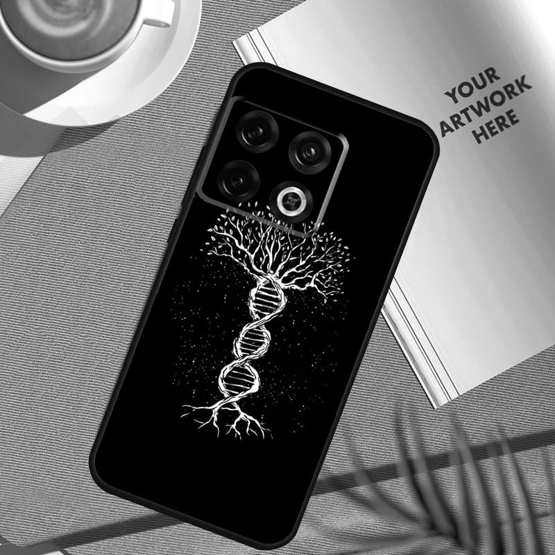 Retro DNA Science Illustration Case For OnePlus 12 12R 11 9 10 Pro 10R 9R 8T 10T Nord 3 CE 2 Lite 2T CE4 N10 N20 N30 Cover