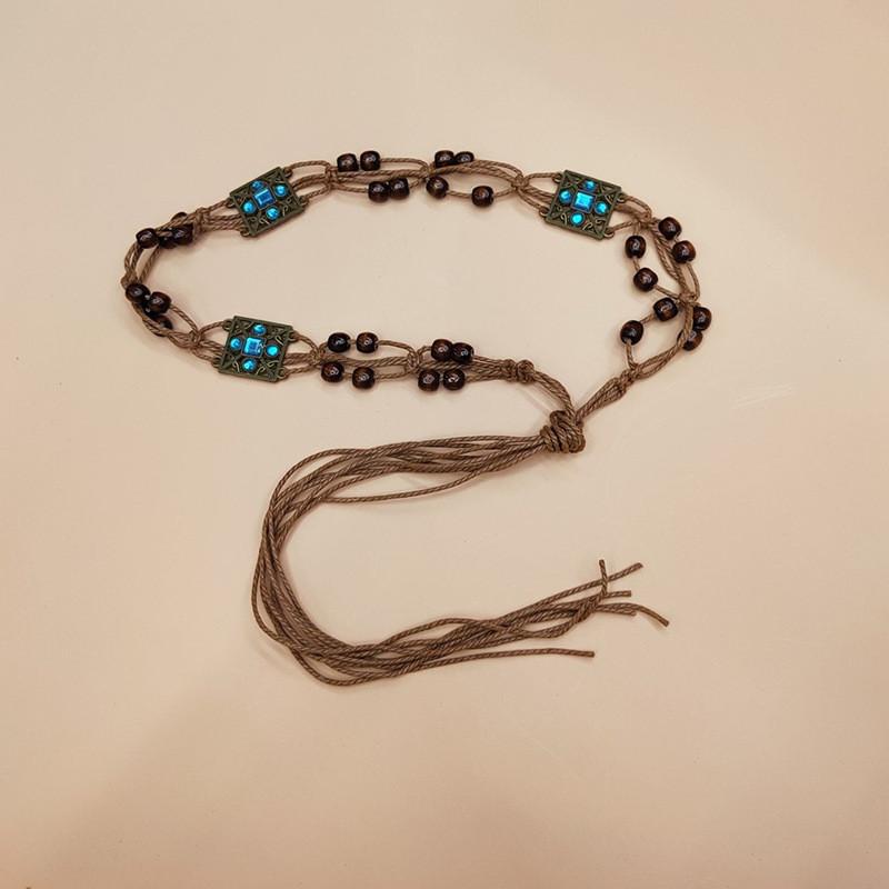 Bohemian Womens Waist Chain With Woven Fabric For Casual Summer Fashion Accessories