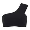 Comfortable One-Shoulder Backless Yoga Suit with Removable Pads - Sexy Women's Sportswear