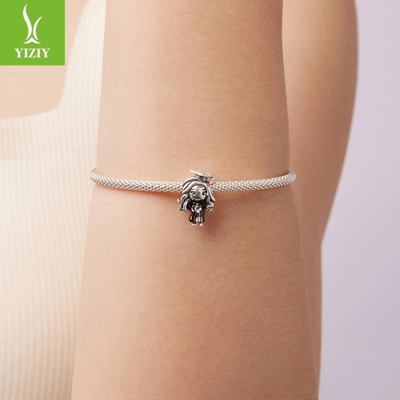 Graduation Season Little Girl Diy Beaded Creative Design 925 Sterling Silver Beads Loose Beads Graduation Gift