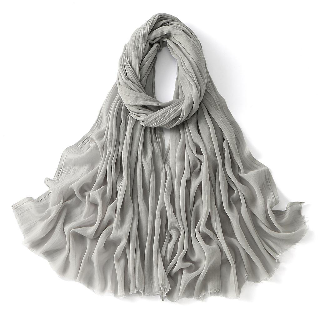 Resistant Fabric Easy To Carry Non-Slip Full Coverage Formal Muslim Hijab For Women Elegant Headscarf Full Coverage Event