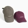 Hochwertige reine Baumwollkappe Herren Frühling und Sommer Weiches Oberteil Dünnes Gesicht High-End Baseballkappe Damen Gesicht Kleine Buchstabenstickerei