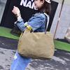 Casual Women's Bag Ladies Simple Canvas Shoulder Bag Women's Multi-compartment Canvas Bag
