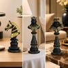 Chess-Themed Decorative Figurine Elegant Statue Giftable