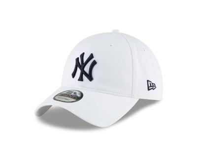 New Era 9Twenty Strapback New York White Cap, Yankees,