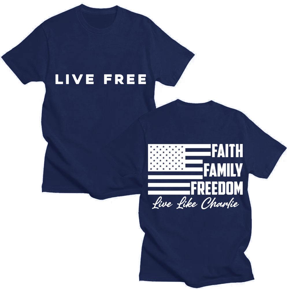 

Charlie Kirk Freedom Classic Quote Graphic T-shirts Men Women Fashion Harajuku T Shirt Oversized Cotton Casual Tees Streetwear 4XL