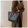 Hot Selling Light Luxury Sewing Thread Pu Zipper Women's Handbag New Fashionable Women's Commuting Shoulder Bag Tote Bag