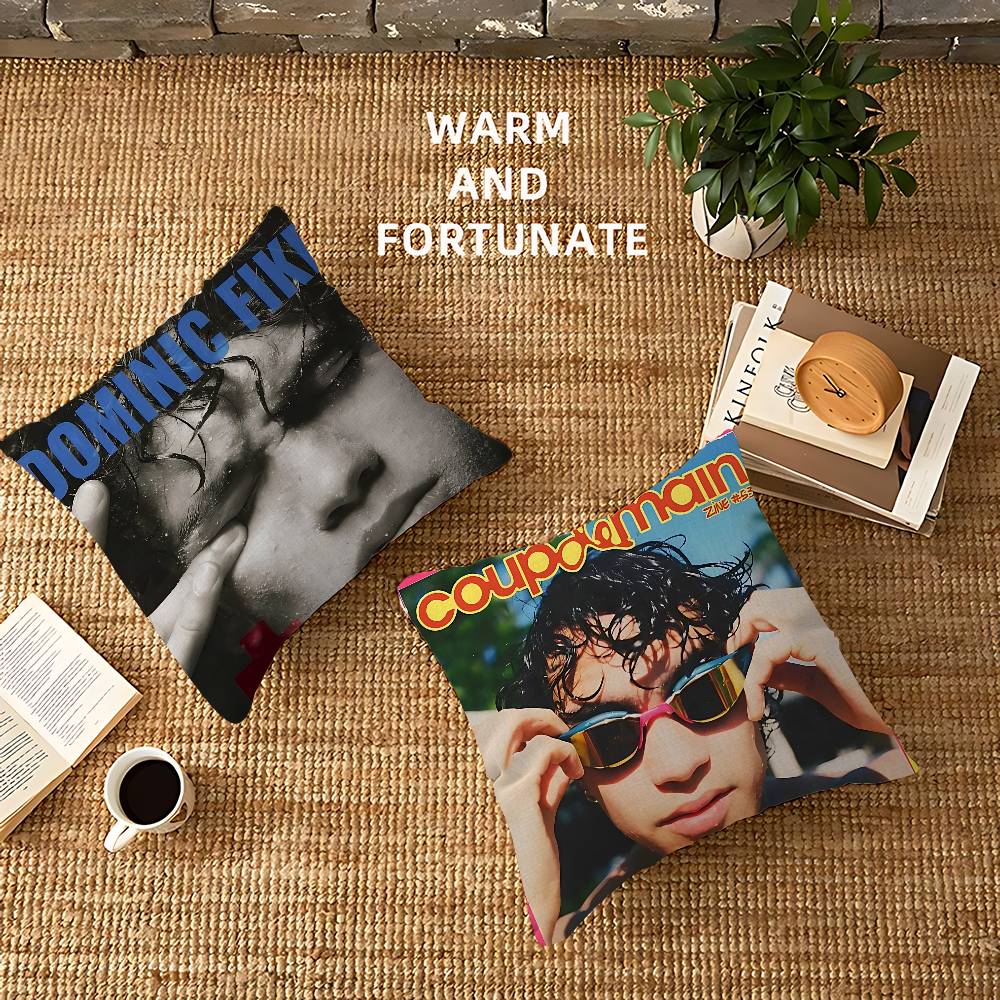D-Dominic Singer F-Fike Cushion Cover Polyester Sofa Cushions Decorative Throw Pillows Home Decoration Pillowcover