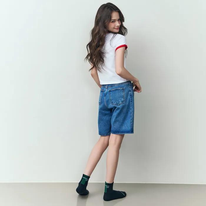 [2SET] [Banana Sisters] Breeze Mesh Sports Cushion Crew Socks 2 colors