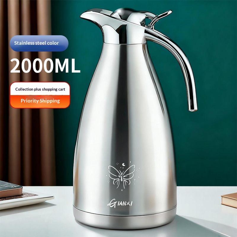 Gianxi Insulated Pot Household 316 Stainless Steel Large Capacity Boiling Water Insulated Pot Hotel Hot Water Bottle