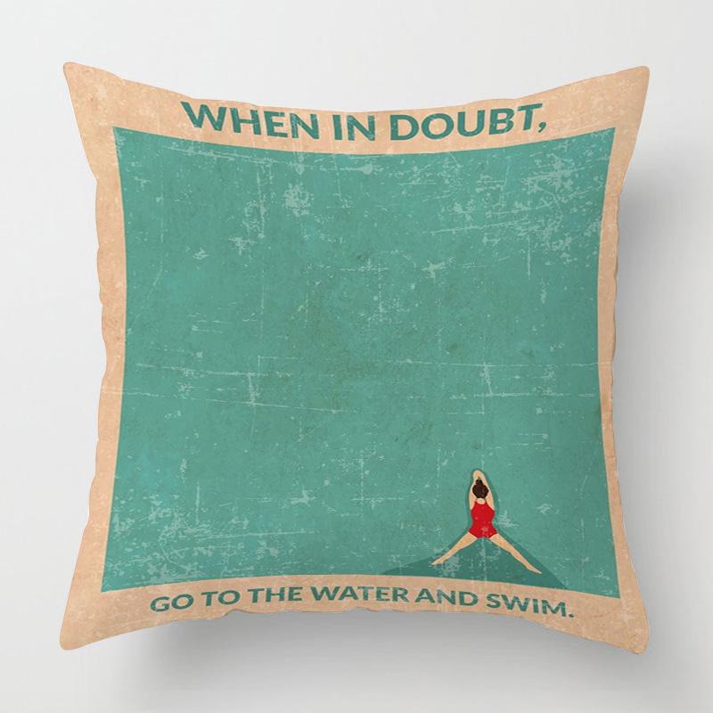 Nordic Style Abstract Art Figure Pillow Case 40x 40cm Living Room Sofa Decorative Cushion Cover Room Decorative Aesthetics