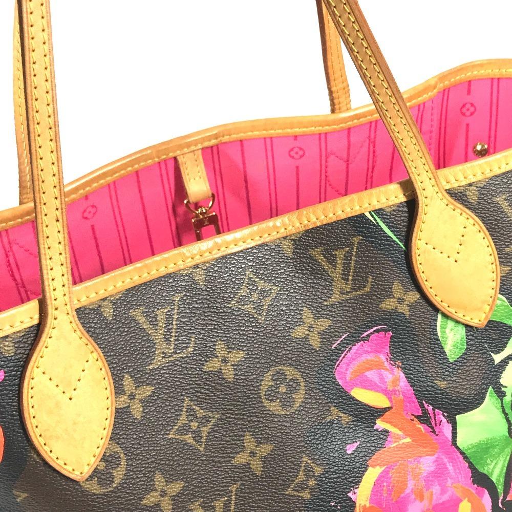 Louis Vuitton  M48613 Monogram Rose Neverfull MM Shoulder Bag Tote Bag