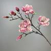 Künstlicher Magnolienzweig mit echter Haptik Realistische Kunstblume Heim Wohnzimmer Dekoration