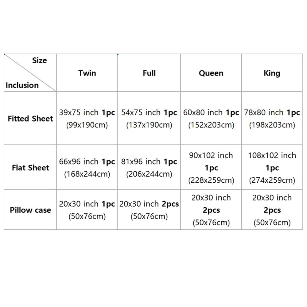 Summer Luxury Satin Silk-like Bed Sheet Set (Flat Sheet/Fitted Sheet + Pillowcase) Solid Color Mattress Cover Twin Full Queen