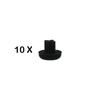 10pcs 3.5mm Audios Port Protectors Waterproof Dust Proof Plugs Universals Electronic Device Accessory Q81E