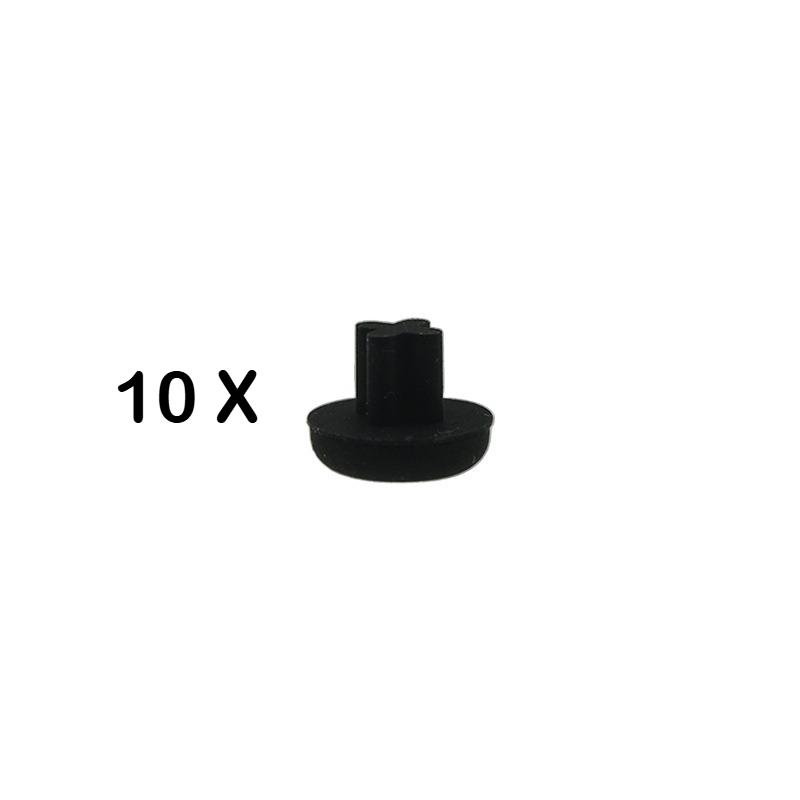 10pcs 3.5mm Audios Port Protectors Waterproof Dust Proof Plugs Universals Electronic Device Accessory Q81E