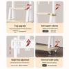 Floor-Standing TV Stand with Wheels for 55-120 Inch Screens