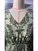 2024 Women's Autumn V-Neck Long-Sleeve Print Dress