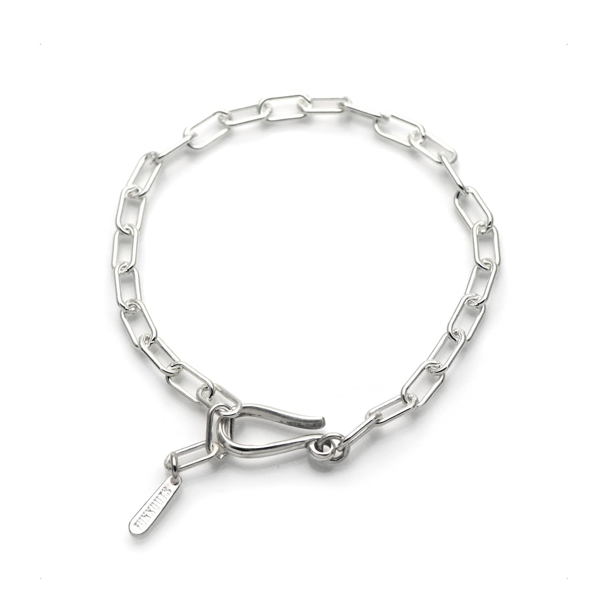 

[FUNKOUTS] Chain Bracelet, Silver 925, One Size Fits All, FBB-001W