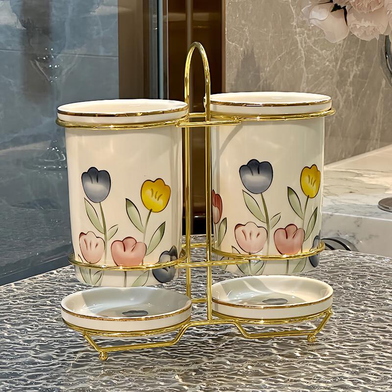 Найдзян Роскошная керамическая подставка для палочек и сушилка