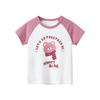 Girl's Short Sleeved T-shirt, Summer Top, Children's Outfit, Cartoon Print