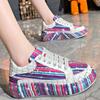 Colorful Starry Sky Rhinestone Sports Shoes for Women Thick Sole Mesh Comfortable Breathable Sports Shoes