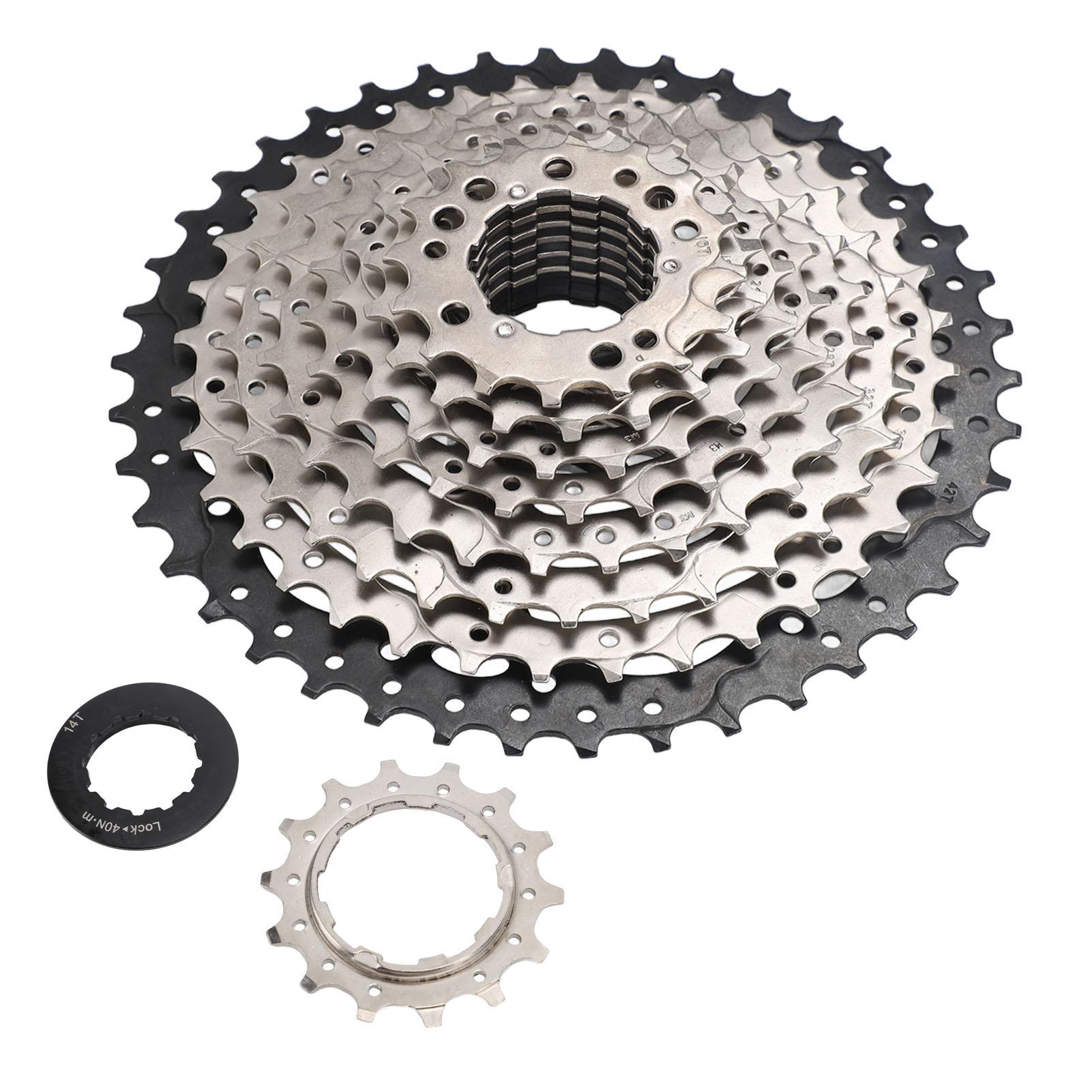 

9-швидкісний фріwheel 14-42T 9-швидкісна касета Алюмінієвий сплав Велосипедний фріwheel для Електровелосипеда Мопеда