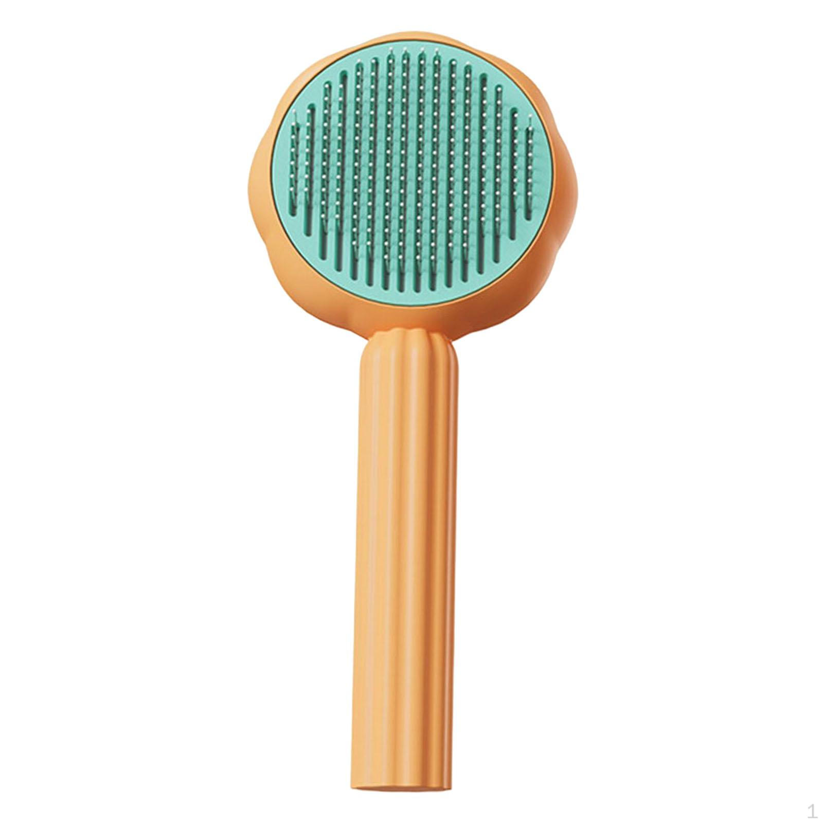 

, Hair Slicker Brush, Pet Grooming, Brush for Removes Loose Undercoat Shed Fur Tangled Hairs помаранчевий
