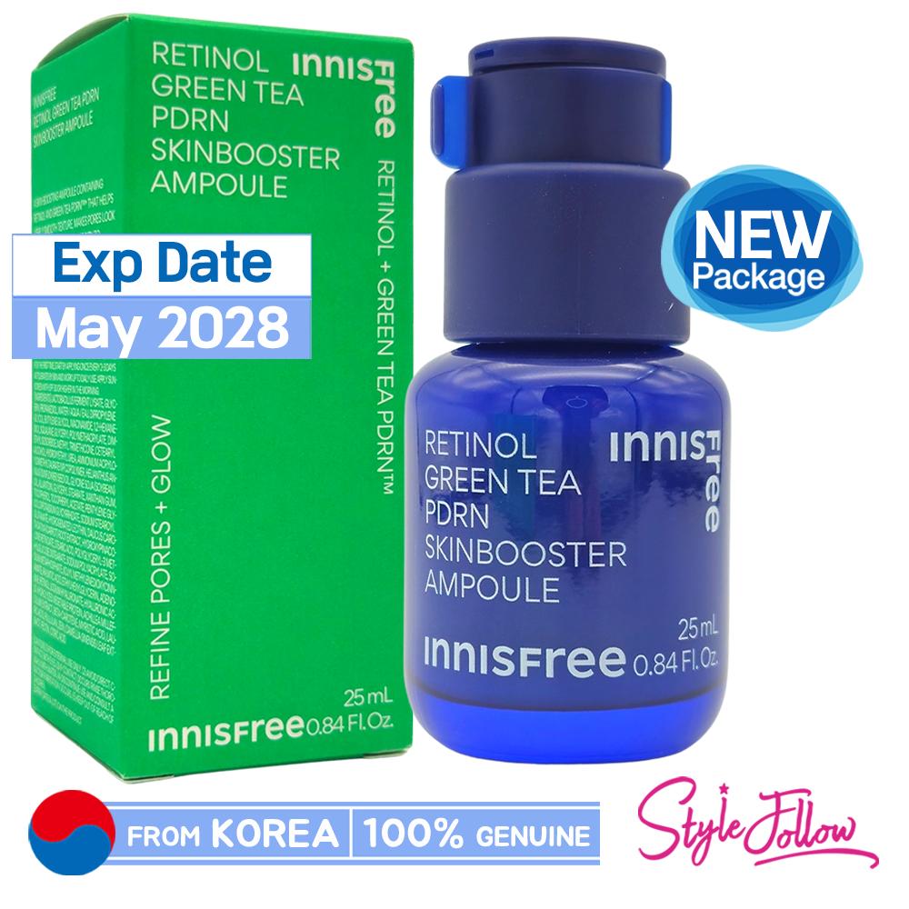 Innisfree Retinol Green Tea PDRN Skinbooster Ampoule 25ml