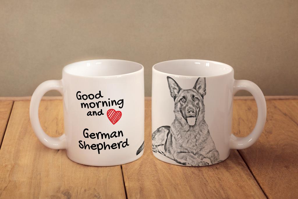 German Shepherd Dog, Alsatian Wolf Dog - cup with a dog, personalized cup with a print, a classic gift for everyone from the Art-Dog brand